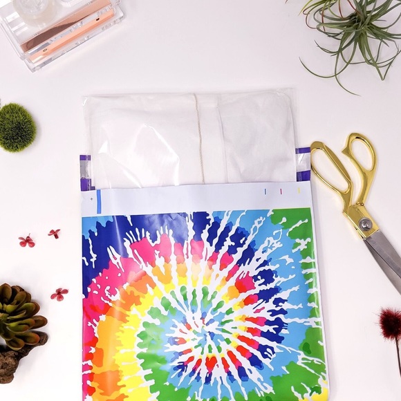 50 10X13 Poly Mailers Tye Dye Shipping Envelopes PRICE IS FIRM - Picture 8 of 10
